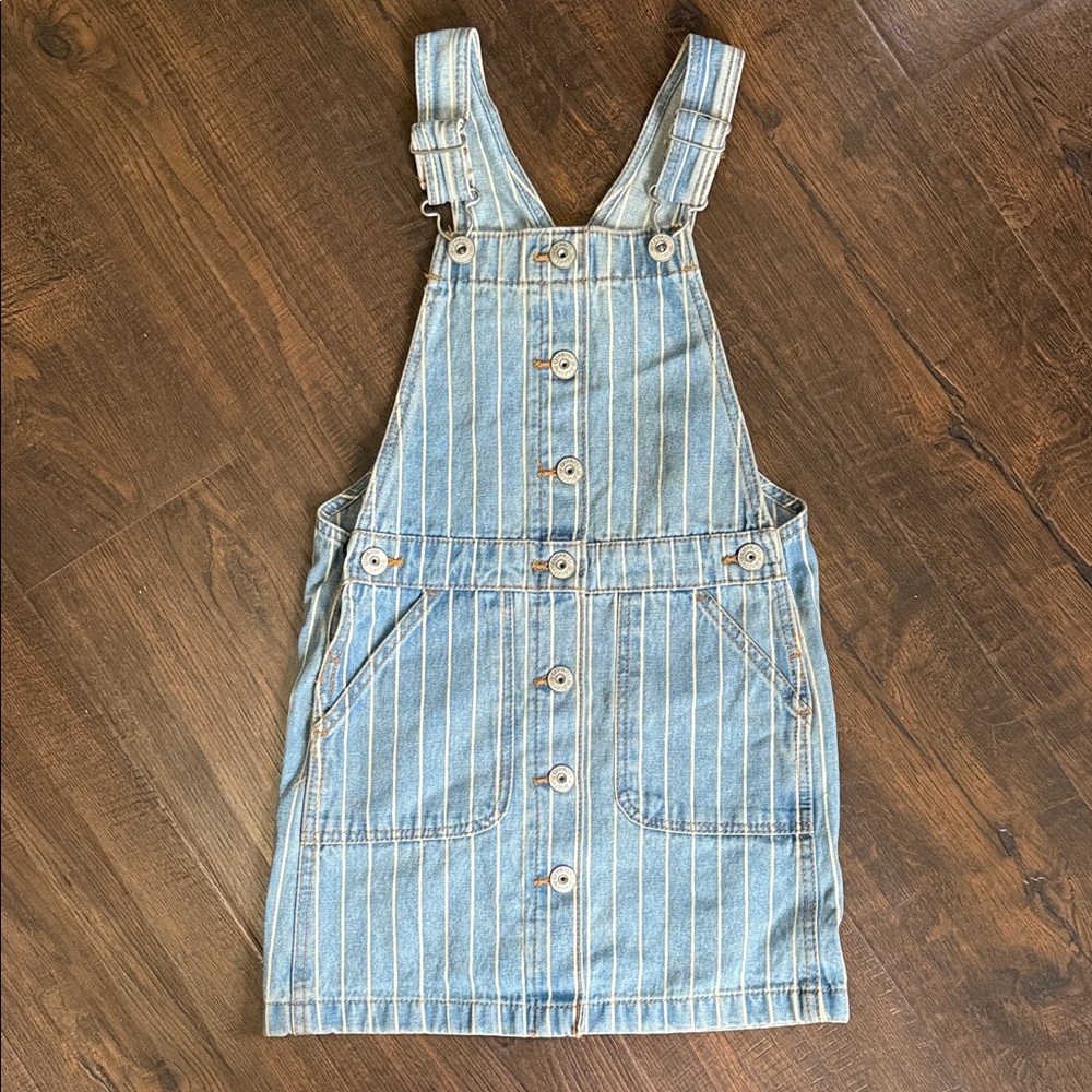 OshKosh B'gosh Blue Striped Kids Casual Dress